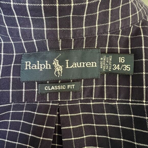 RALPH LAUREN Classic Button Down 16  34/35 - Picture 6 of 9
